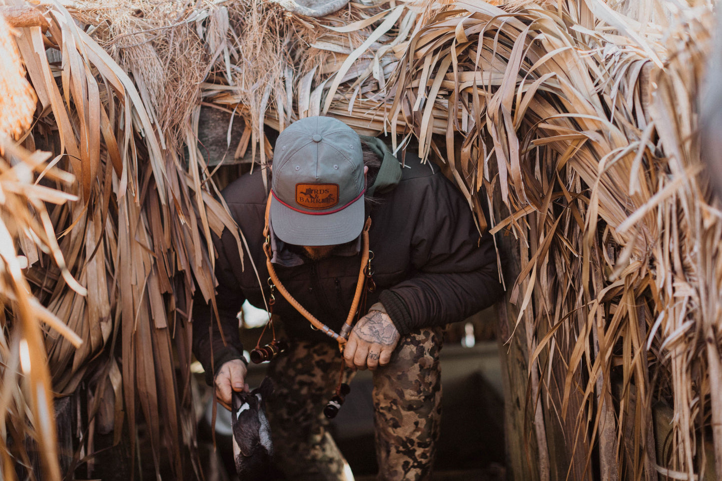 Leather Duck Call Lanyard