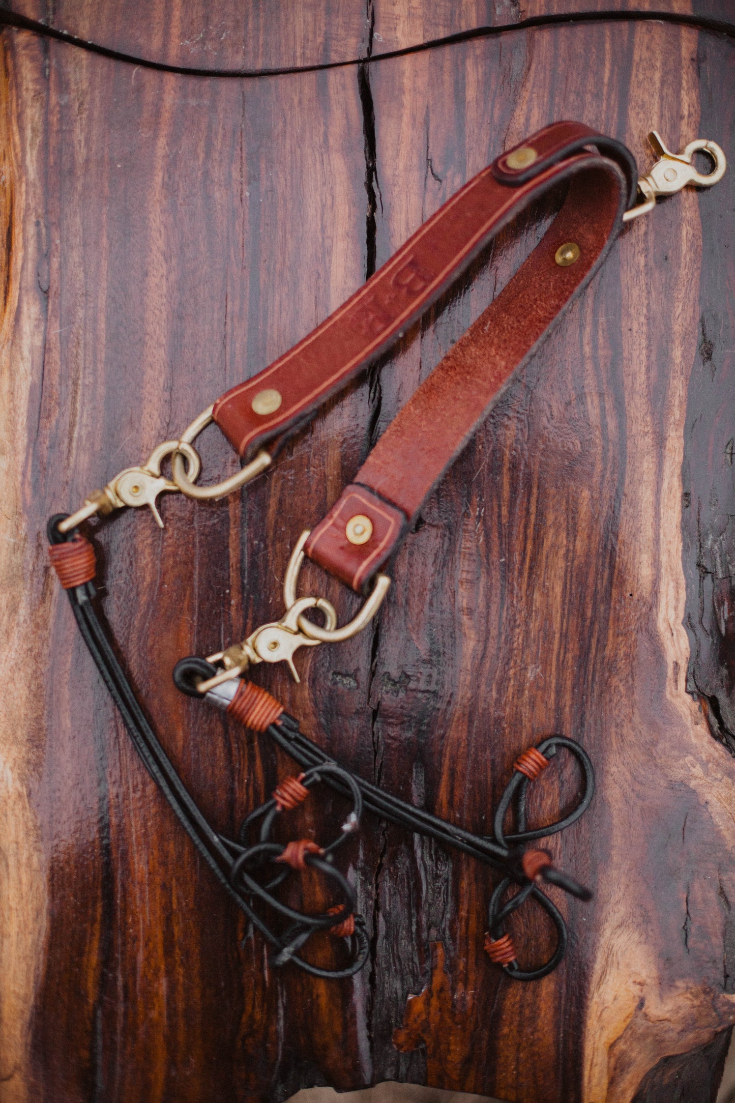 Leather Game Tote